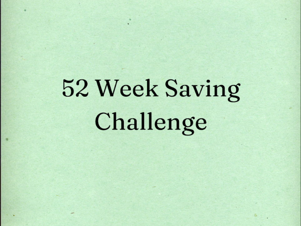 52-Weeks Saving Challenge Planner